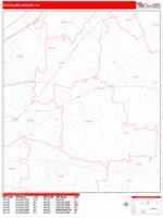 Cleveland Heights Wall Map Zip Code